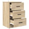 vidaXL Nachttisch Sonoma-Eiche 38 x 38 x 66 cm Holzwerkstoff
