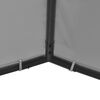 vidaXL Gartenpavillon Stahl 400 x 400 x 260 cm Anthrazit