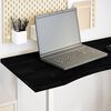 vidaXL Schreibtischplatte Dunkelbraun 100x50x2,5 cm Massivholz Eiche