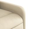 vidaXL Massagesessel Elektrisch Creme Stoff