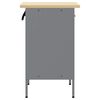 vidaXL Werkbank Rot und Grau 50 x 55 x 85 cm Ingenieure Holz und Stahl