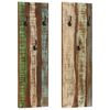 vidaXL Wandgarderoben 2 Stk. 36x3x110 cm Altholz Massiv