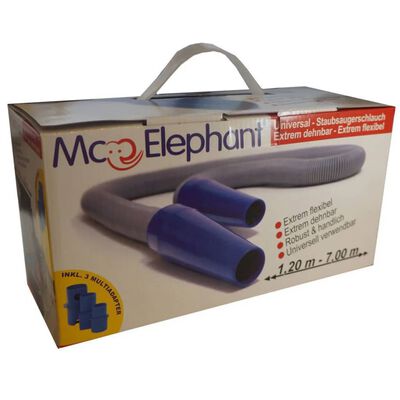 Mc Elephant Ausziehbarer Staubsaugerschlauch 7m Grau