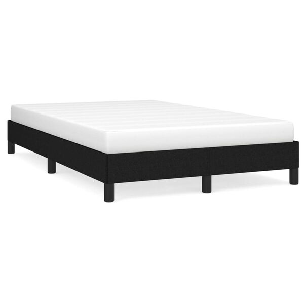 vidaXL Bettgestell ohne Matratze Schwarz 120x200 cm Stoff
