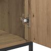vidaXL Sideboard Artisan-Eiche 100 x 35 x 80 cm Holzwerkstoff