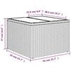 vidaXL 9-tlg. Garten-Sofagarnitur mit Kissen Hellgrau Poly Rattan