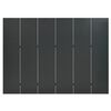 vidaXL 6-tlg. Raumteiler 2 Stk. Anthrazit 240x180 cm Stahl