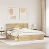 vidaXL Bettrahmen Sonoma 180 x 200 cm Massives Kiefernholz
