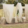 vidaXL Winterschutz fur Pflanzen 5 pcs Beige 1,8 x 1,2 m Vliesstoff