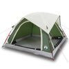 vidaXL Campingzelt 4 Personen Gr&uuml;n Wasserdicht