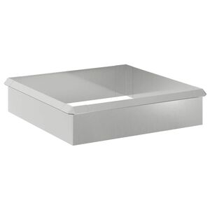 vidaXL Schneckenzauns 8 stk. 100 x 3,5 x 25 cm Verzinkter Stahl Silber