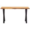 vidaXL Esstisch 140x80x75 cm Massivholz Eiche