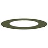 vidaXL geeignet f&uuml;r flachen Baumring Olivgr&uuml;n &Oslash;50/80 cm Stahl