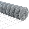 vidaXL Eurozaun 0,4 x 25 m PVC-beschichtetes Eisen