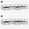 vidaXL Sofagarnituren 8 pcs Natur Massivholz Akazie