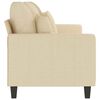 vidaXL 3-Sitzer-Sofa Creme 180 cm Stoff