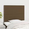 vidaXL Kopfteil Dunkelbraun 80x5x118/128 cm Stoff