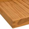 vidaXL Serviertablett 50x50 cm Massivholz Teak