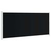 vidaXL Seitenmarkise Ausziehbar 220x514 cm Schwarz
