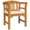 vidaXL M&ouml;belset mit Kissen 4 pcs Natur Massivholz Akazie