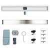 vidaXL Duschablauf 2-in-1 mit 360&deg; Siphon Silber 80 cm Edelstahl 304