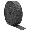 vidaXL Gummi-Granulat-Rolle Schwarz 2000 x 10 x 1 cm Gummi