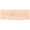 vidaXL Wandregal 80x30x(2-6) cm Massivholz Eiche Unbehandelt
