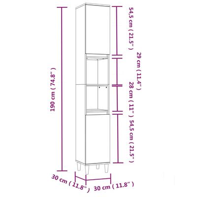 vidaXL 3-tlg. Badmöbel-Set Weiß Holzwerkstoff