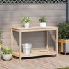 vidaXL Pflanztisch mit Ablage 108x50x75 cm Massivholz Kiefer
