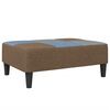 vidaXL Schlafsofa 2-Sitzer mit Fu&szlig;hocker Patchwork Stoff