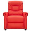 vidaXL Relaxsessel Rot Kunstleder