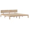 vidaXL Bettgestell mit Kopfteil ohne Matratze 180x200 cm