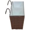 vidaXL Balkon Metall