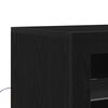 vidaXL LED-Sideboard Schwarz 60,5 x 37 x 67 cm Holzwerkstoff