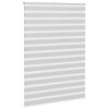 vidaXL Doppelrollo Hellgrau 165x230 cm Stoffbreite 160,9 cm Polyester