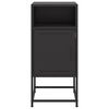 vidaXL Nachttische 2 Stk. Schwarz 36x39x78 cm Stahl