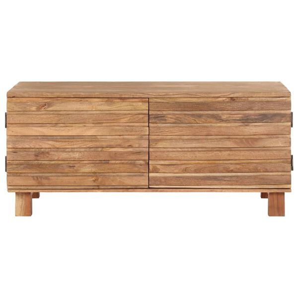 vidaXL Couchtisch 90x50x40cm Massivholz Mango