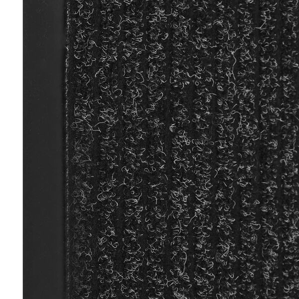 vidaXL Fu&szlig;matte Gestreift 80x120 cm Anthrazit