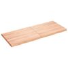 vidaXL Tischplatte 120x50x(2-4) cm Massivholz Behandelt Baumkante
