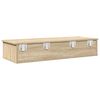 vidaXL Wandregal mit Schubladen Sonoma-Eiche 100x37,5x19 cm