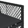 vidaXL 7-tlg. Garten-Essgruppe mit Kissen Schwarz Poly Rattan