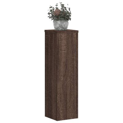 vidaXL Pflanzenständer 2 Stk. Eichen-Optik 17x17x60 cm Holzwerkstoff