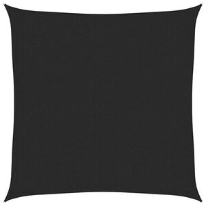 vidaXL Sonnensegel 160 g/m&sup2; Schwarz 3x3 m HDPE