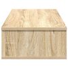 vidaXL Wandregal mit Schubladen Sonoma-Eiche 80x34x17 cm Holzwerkstoff