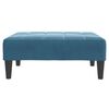 vidaXL Schlafsofa 2-Sitzer mit Fu&szlig;hocker Blau Samt