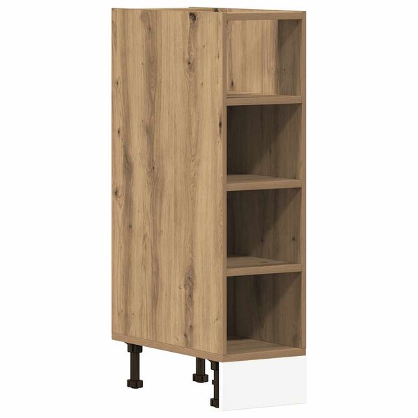 vidaXL Unterschrank Riga Artisan-Eiche 20x44,5x81,5 cm Holzwerkstoff