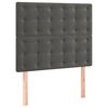 vidaXL Bettgestell ohne Matratze Dunkelgrau 80x200 cm Samt