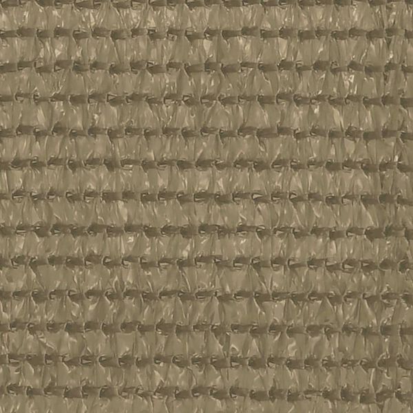 vidaXL Balkon-Sichtschutz Taupe 75x300 cm HDPE