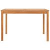 vidaXL Garten-Esstisch 120x120x77 cm Teak Massivholz