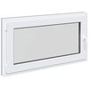 vidaXL Kellerfenster "RISOR" 110x50 cm Drehkipp DIN Links Anthrazit